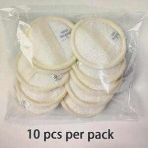 Natural Loofah Facial Wash Pads, Exfoliating Makeup Remover Towels, Deep Clean